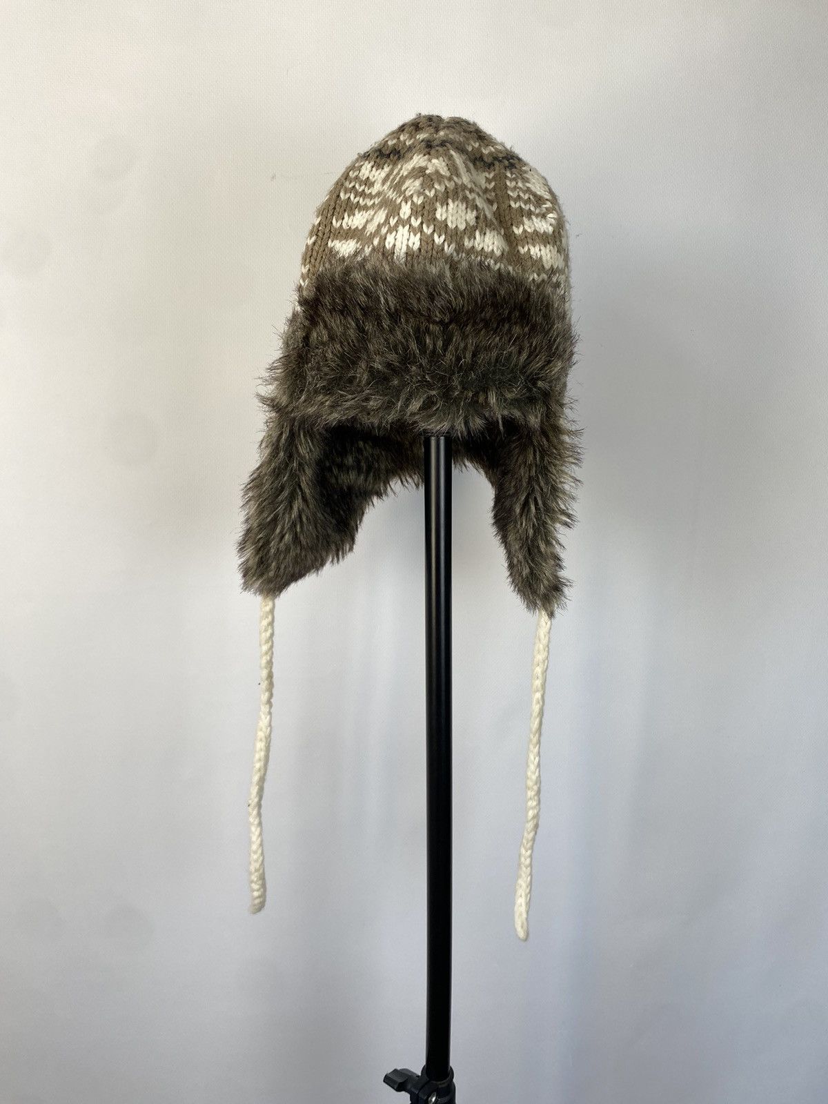 Japanese Brand × Vintage Y2K HYPE FUZZY MOHAIRE AVIATOR USSR USHANKA HAT bubble Size ONE SIZE - 2 Thumbnail