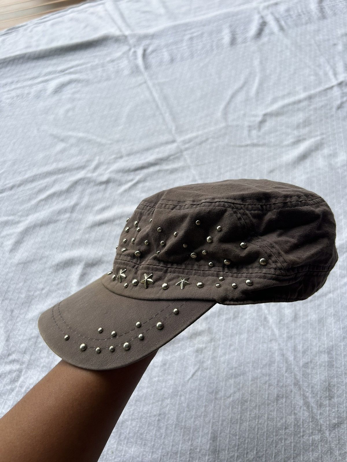 Vintage Japanese Commando Studded KMRii Caps Size ONE SIZE - 2 Thumbnail