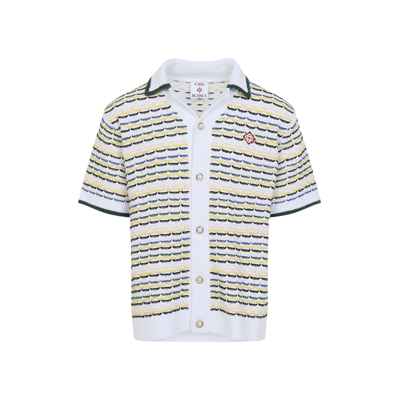 Casablanca Casablanca Tuck Stitch Shirt Size US S / EU 44-46 / 1 - 1 Thumbnail