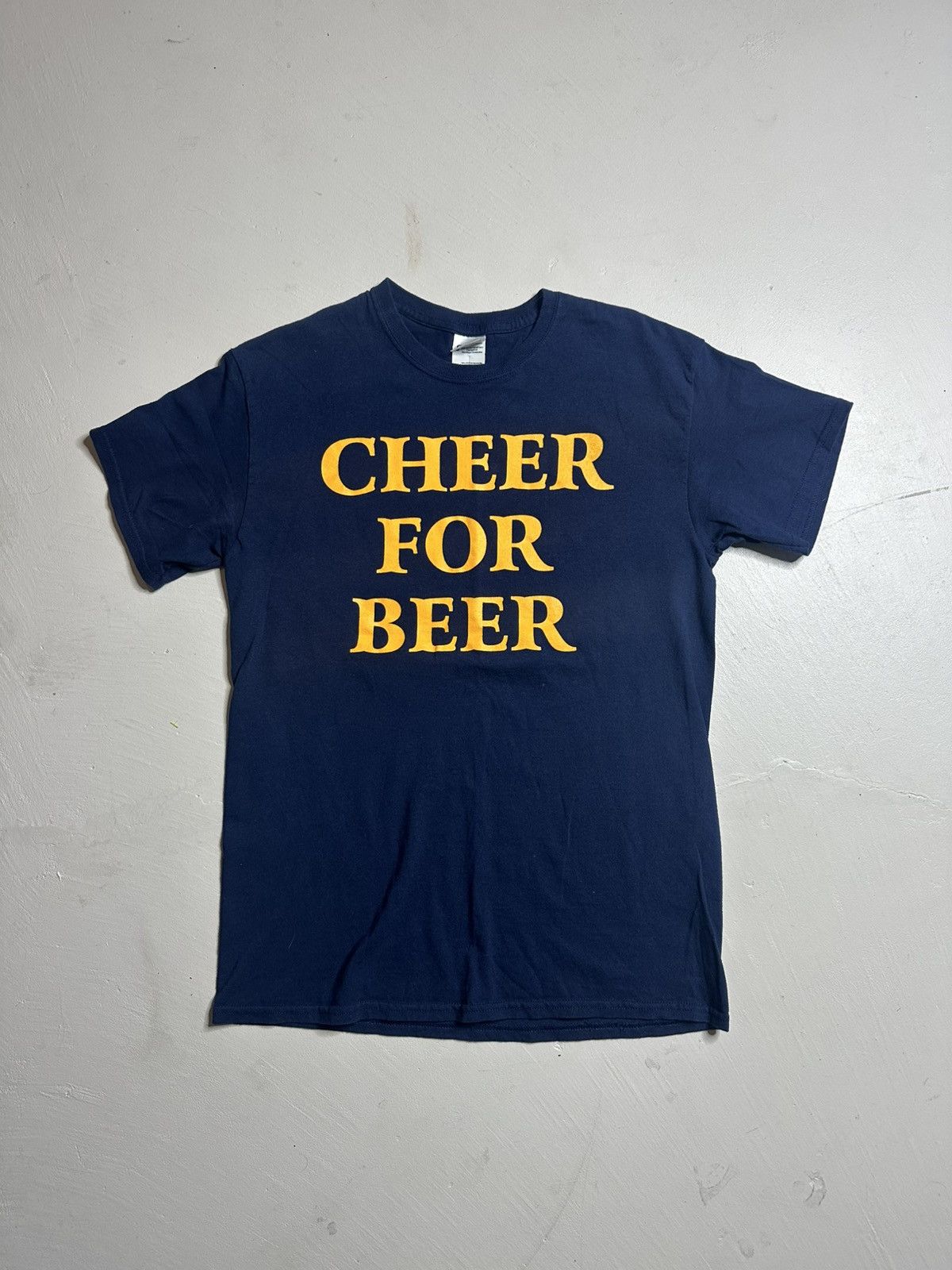Vintage Vintage “Cheer For Beer” Drinking T Shirt Size US M / EU 48-50 / 2 - 3 Thumbnail