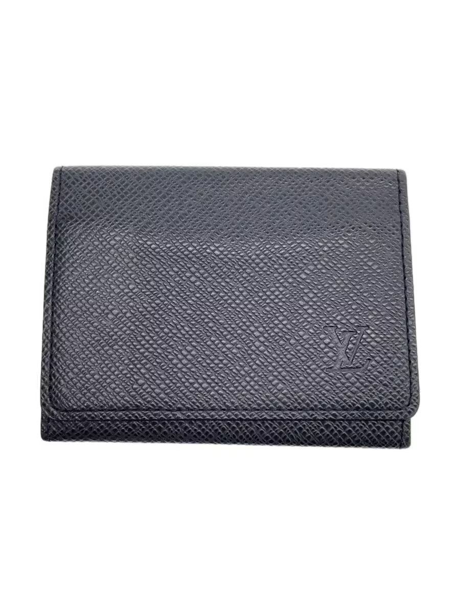 Louis Vuitton Louis Vuitton Taiga Envelope Carte de Visite Black Size ONE SIZE - 1 Thumbnail