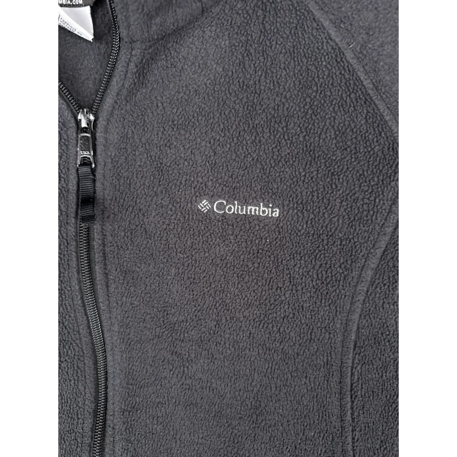 Vintage Columbia Jacket Womens 2X Gray Fleece Full Zip Collared Pockets Outdoor Warm Size XXL / US 16-18 / IT 52-54 - 6 Thumbnail