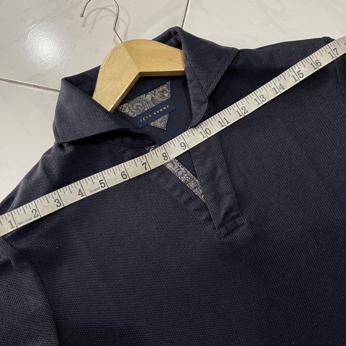 Tete Homme Tete homme issey miyake open colar poloshirt Size US M / EU 48-50 / 2 - 8 Thumbnail