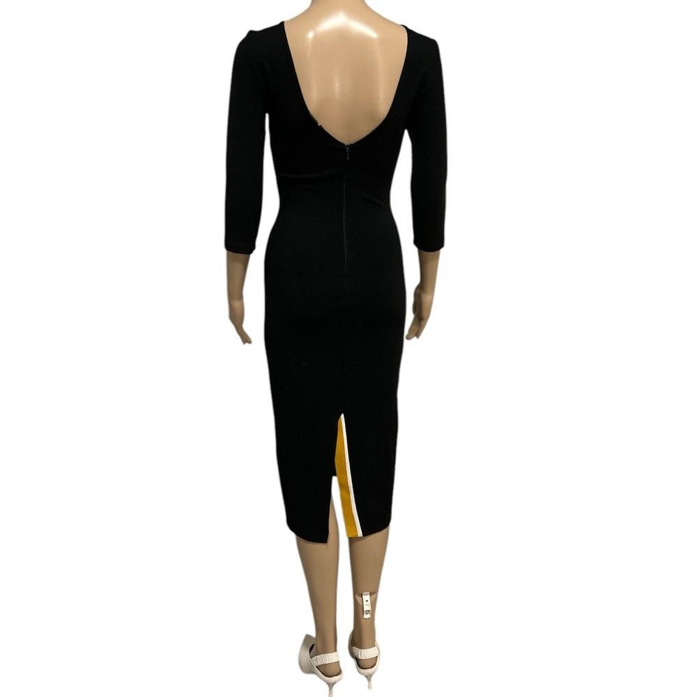Zara Elegant Black Women's Dress Size XS / US 0-2 / IT 36-38 - 3 Thumbnail