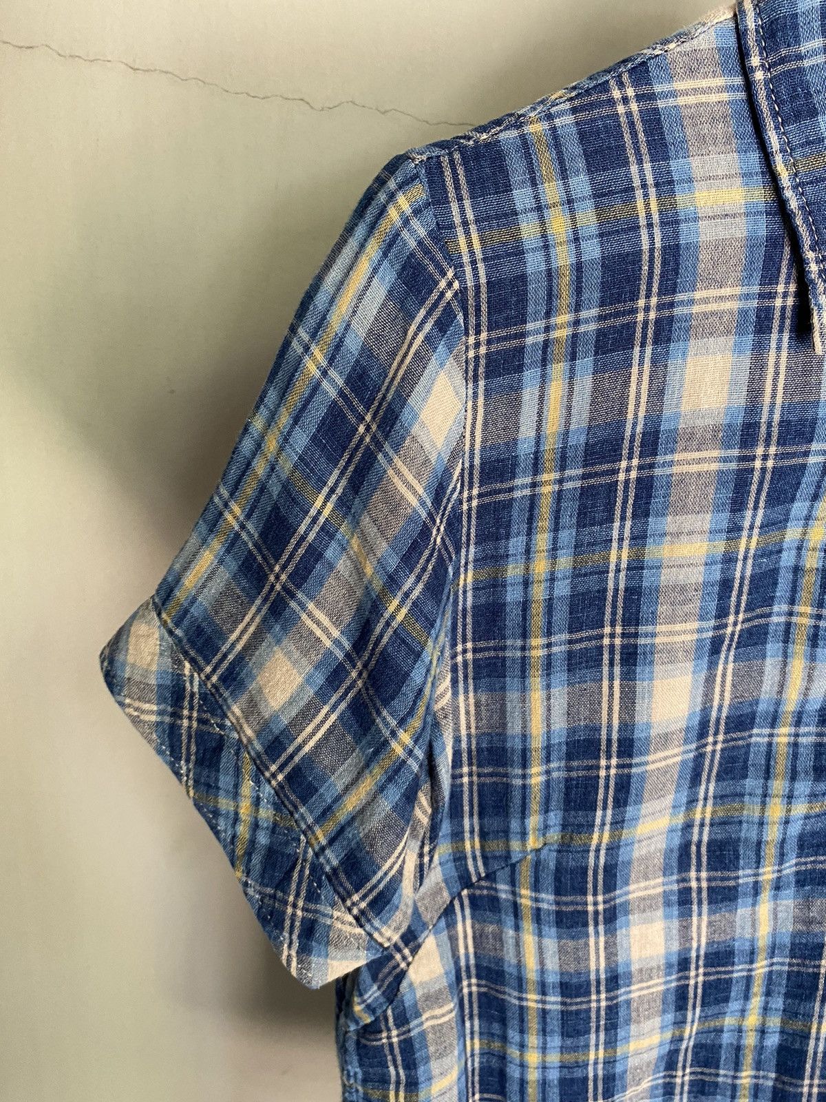 Hysteric Glamour Hysteric Glamour Blue Plaid Button-Up Shirt. Size S / US 4 / IT 40 - 22 Thumbnail