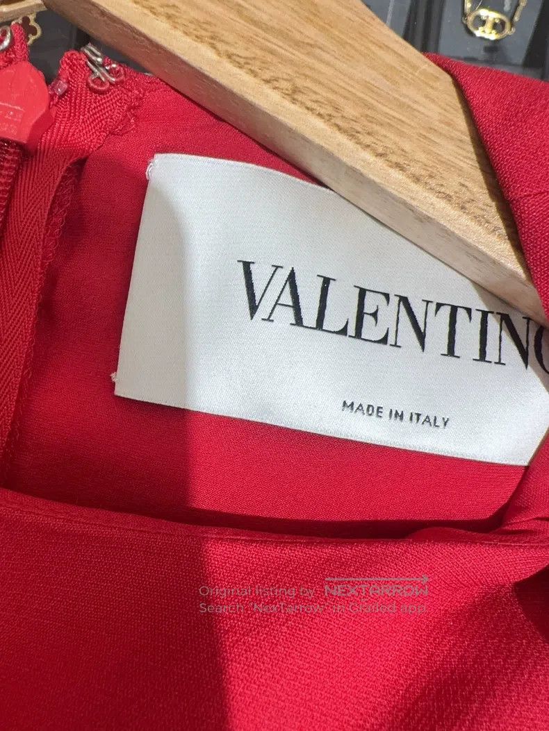 Valentino Valentino Red lace dress Size S / US 4 / IT 40 - 4 Thumbnail