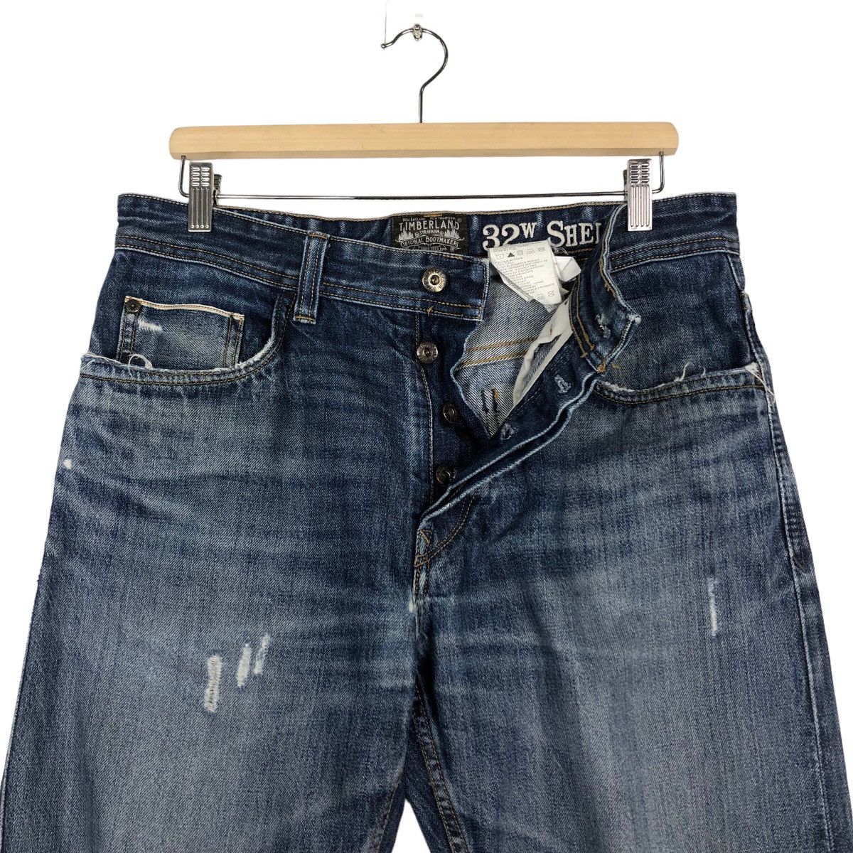 Japanese Brand 🔥Vintage Denim Jeans Red Line Timberland Size US 32 / EU 48 - 12 Thumbnail