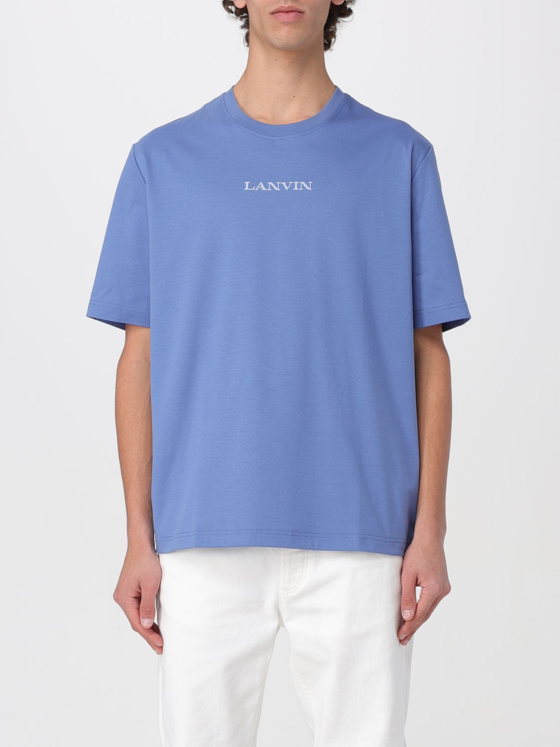 image of Lanvin T-Shirt Men Blue (Size Medium)