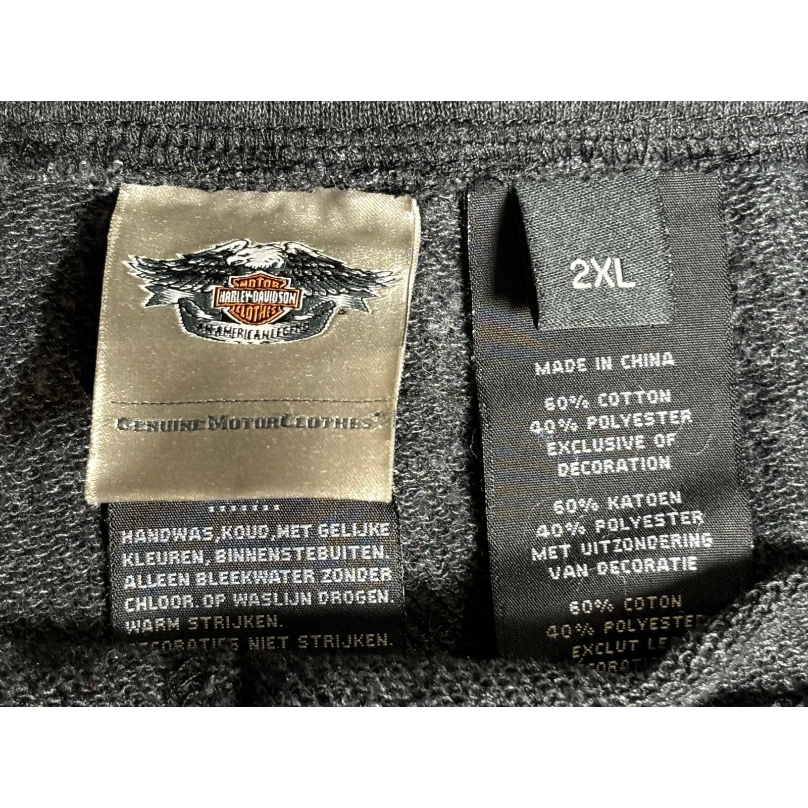 Harley Davidson Harley Davidson Womens 2XL Yoga Pants Wing Logo Embellished Size 42" / US 20 - 2 Thumbnail