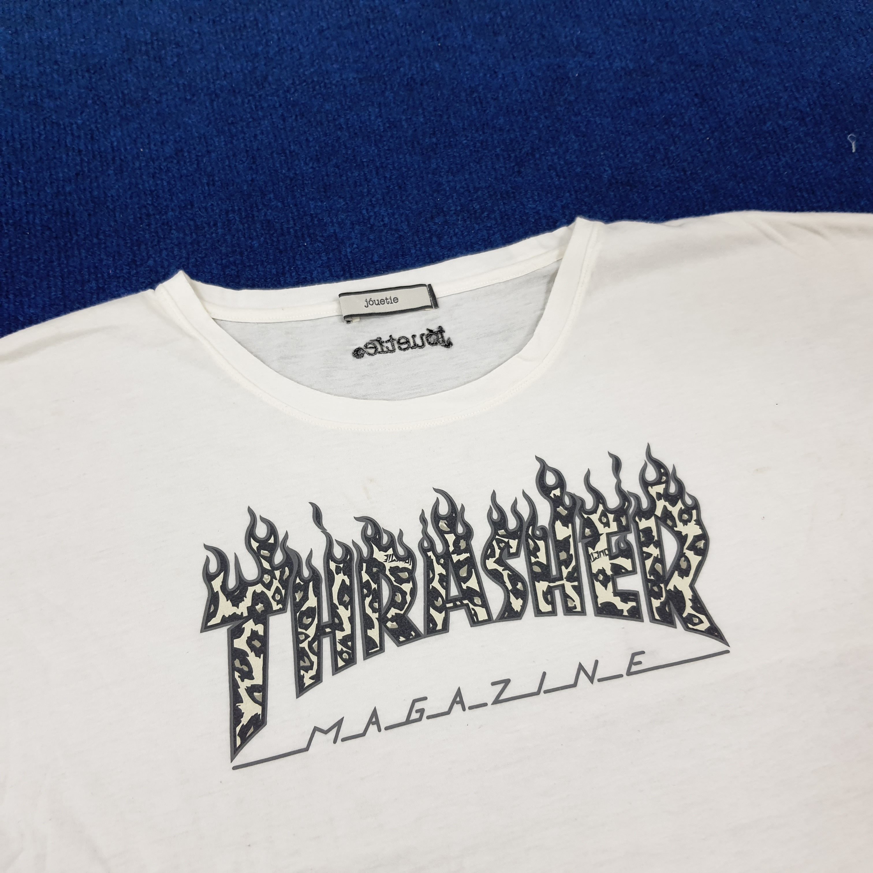 Japanese Brand × Thrasher Vintage Jouetie x Thrasher Magazine Japanese Brand Tshirt Size L / US 10 / IT 46 - 2 Thumbnail