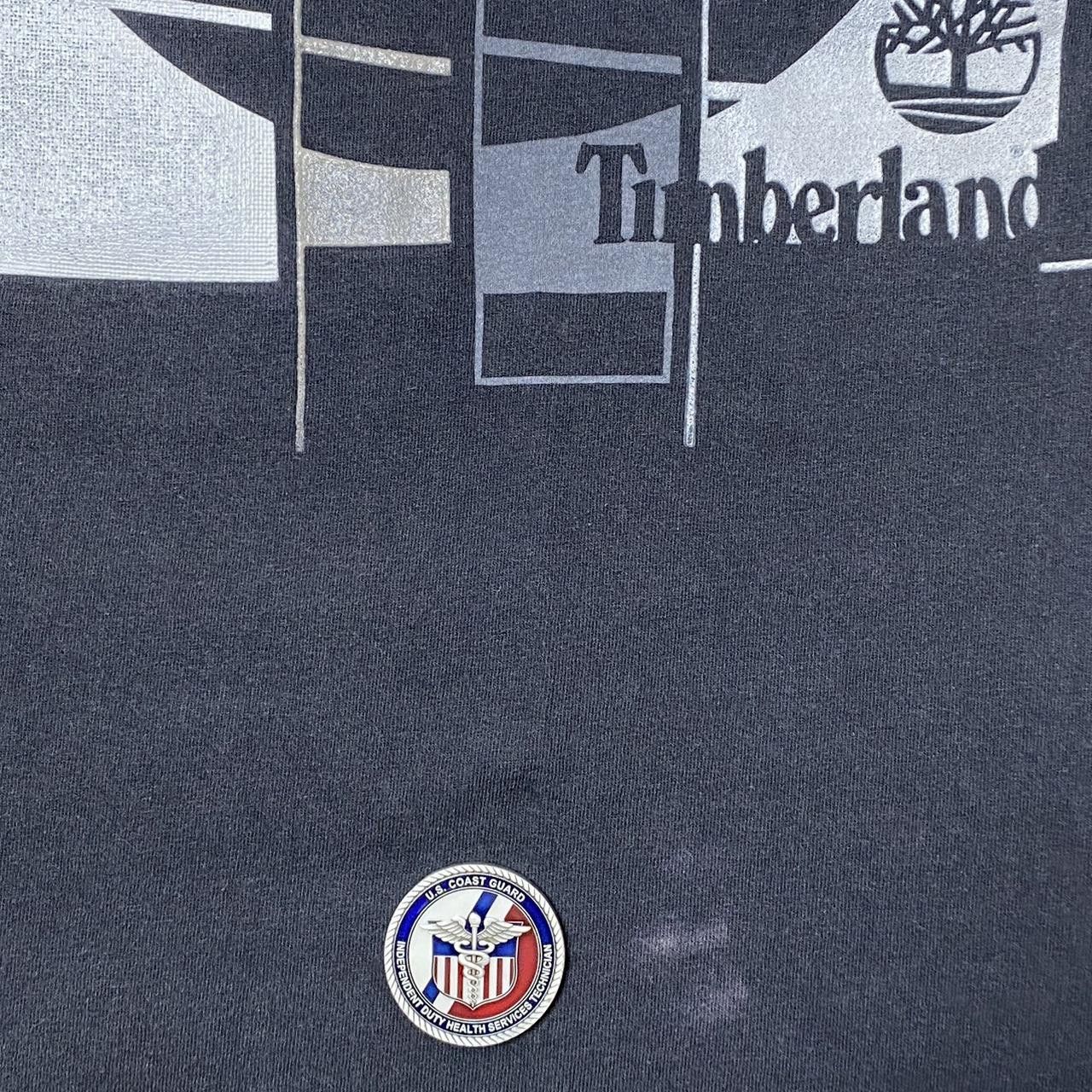 Timberland Vintage Timberland Faded Black Y2K Hip Hop Tee Size XL Size US XL / EU 56 / 4 - 3 Thumbnail