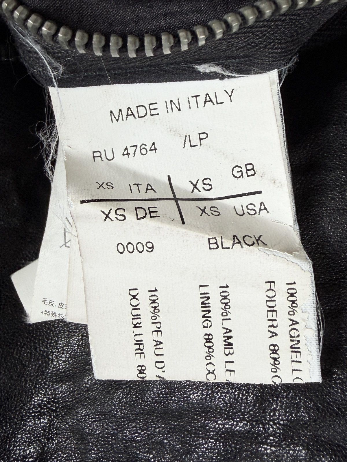Rick Owens FW09 Rick Owens Crust Hammered Lamb Stooges Leather Jacket Size US S / EU 44-46 / 1 - 17 Thumbnail