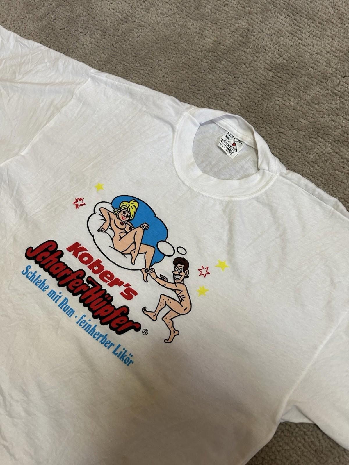 The Unbranded Brand Vintage Kober’s : Scharfer Hupfer Beer Rum Promo Tees XXL Size US XXL / EU 58 / 5 - 4 Thumbnail