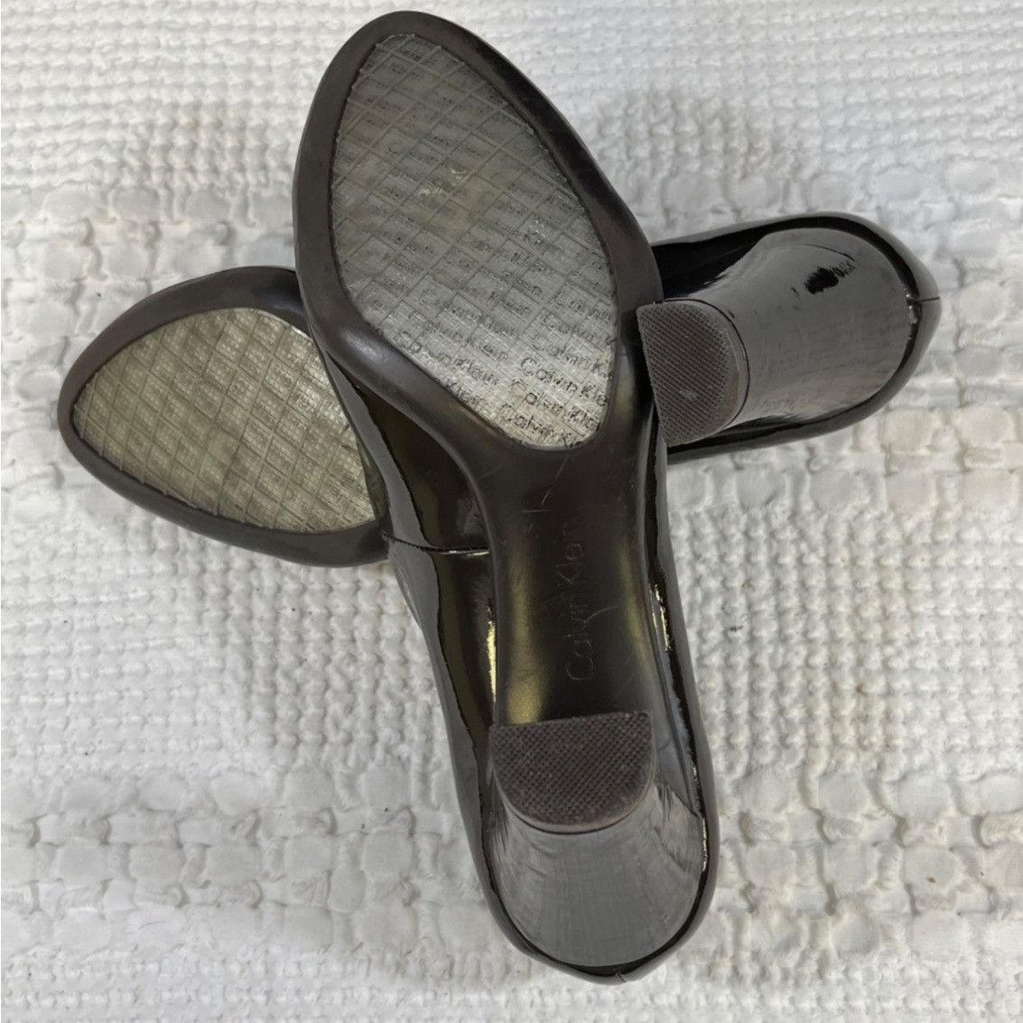 Calvin Klein Calvin Klein Olive Women's Brown Shoes/Heels Sz 9M SKU 5048 Size US 9 / IT 39 - 5 Thumbnail