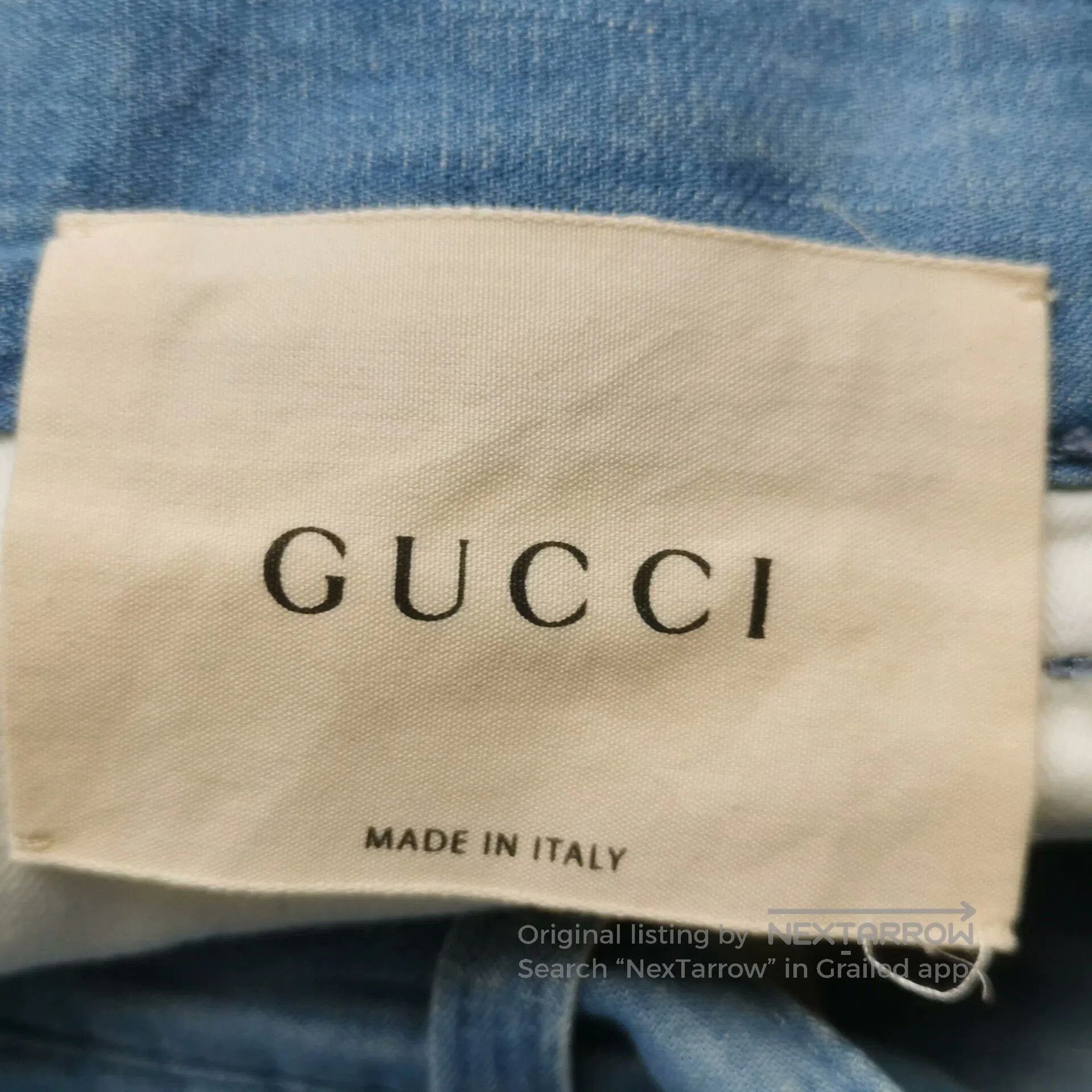 Gucci Gucci Cotton Logo Button Denim Pants. Size 26" / US 2 / IT 38 - 4 Thumbnail