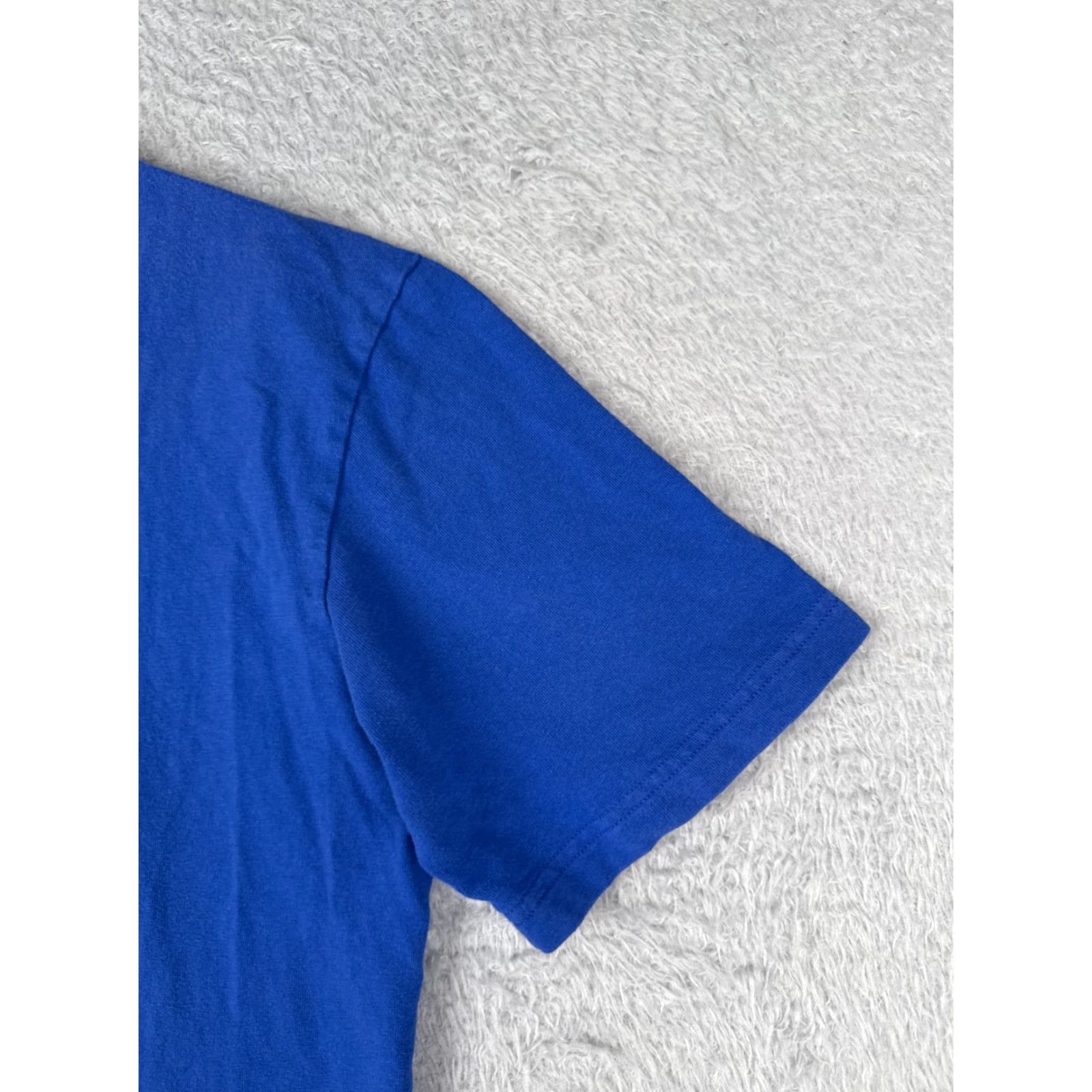 The North Face The North Face Shirt Men M Blue 100% Cotton Short Sleeve Crew Neck Logo 90s Outdoor Mens Size US M / EU 48-50 / 2 - 2 Thumbnail