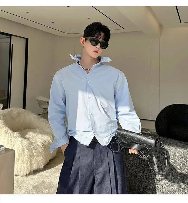 Other Mizuhara x Mari Structured Spring Pastel Shirt Size US M / EU 48-50 / 2 - 5 Thumbnail