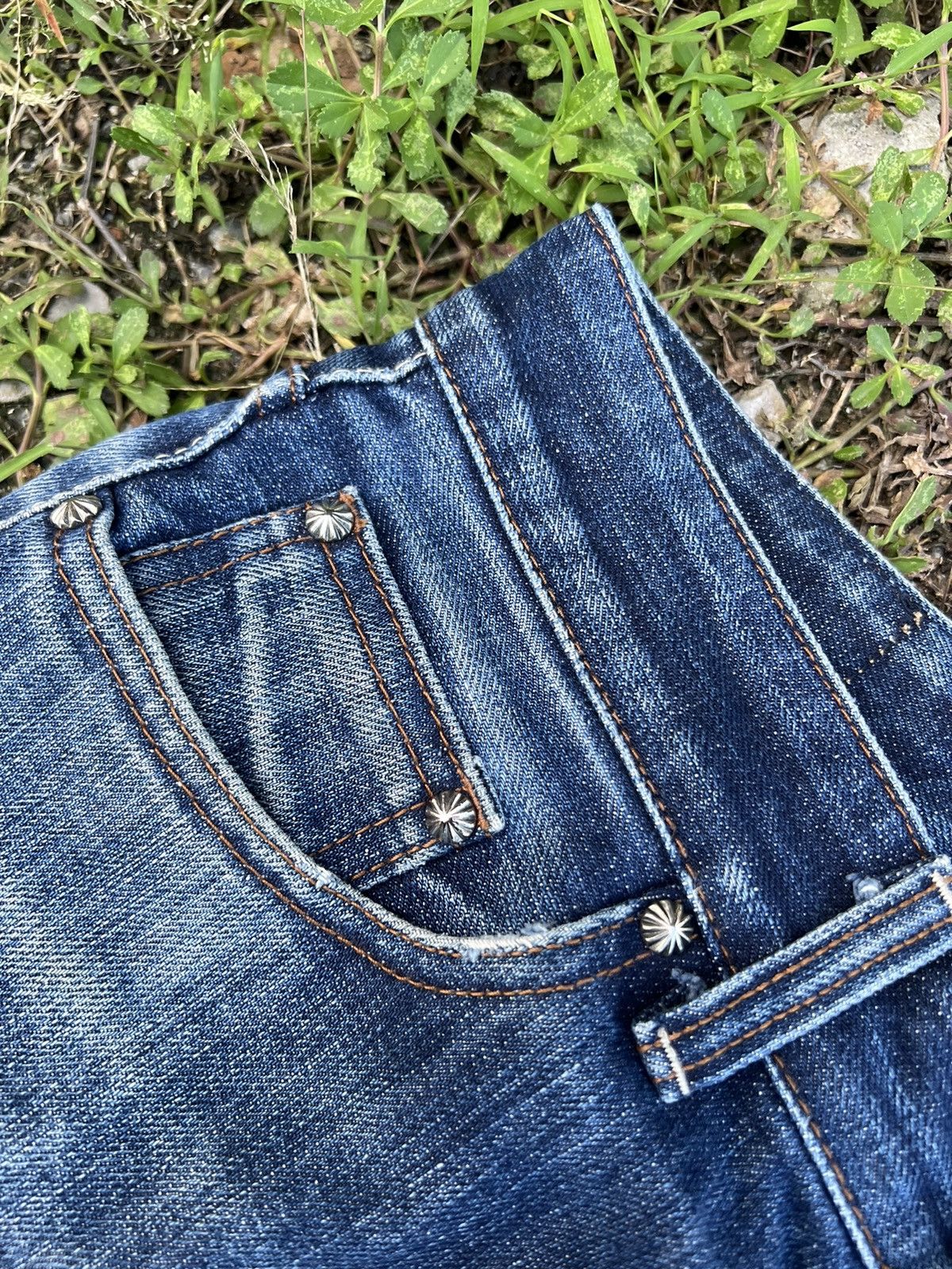 Japanese Brand VTG LAGUST DISTRESSED SELVEDGE JEANS VERY RARE Size US 30 / EU 46 - 6 Thumbnail