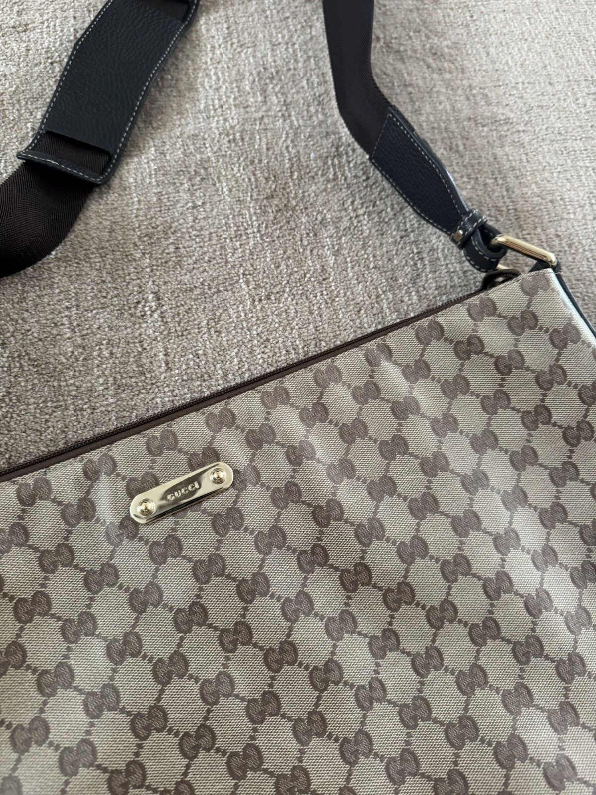 Gucci Gucci Crystal Canvas Messenger Bag Size ONE SIZE - 2 Thumbnail