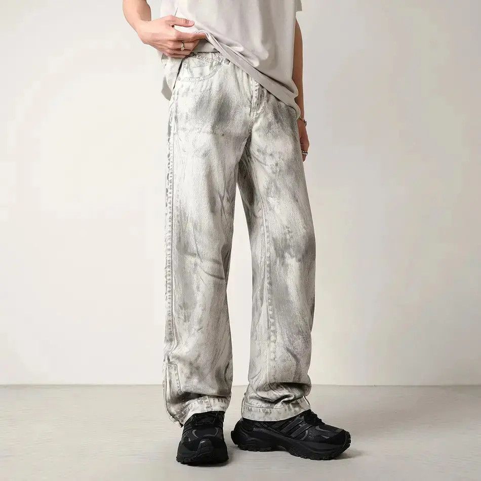 Japanese Brand Retro loose hip-hop high street jeans Size US 32 / EU 48 - 2 Thumbnail