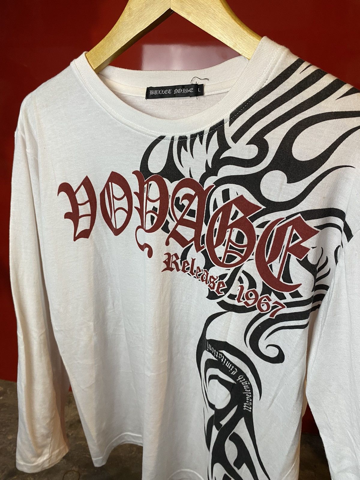 14th Addiction × Hysteric Glamour × KMRii 💥BINDINGOFFER💥bullet noise longsleeve poem tribal ifsxstyle Size US M / EU 48-50 / 2 - 5 Thumbnail