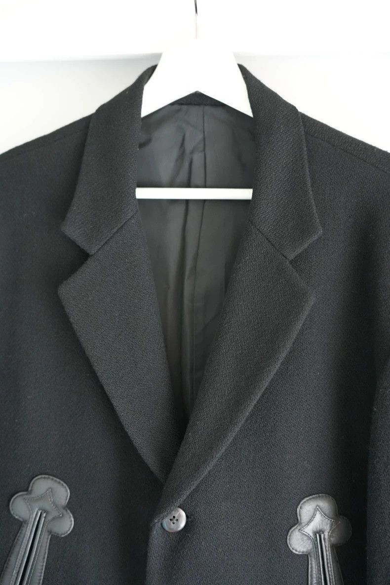 Yohji Yamamoto Yohji Yamamoto Yohji Yamamoto Leather Flower Suit Jacket Size US S / EU 44-46 / 1 - 3 Thumbnail