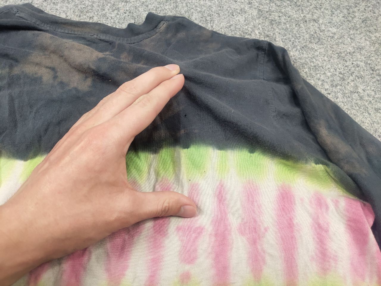 Stussy Styssy Tie Dye Stripe Jersey Long sleeve Shirt Vintage Y2K Size US S / EU 44-46 / 1 - 13 Thumbnail