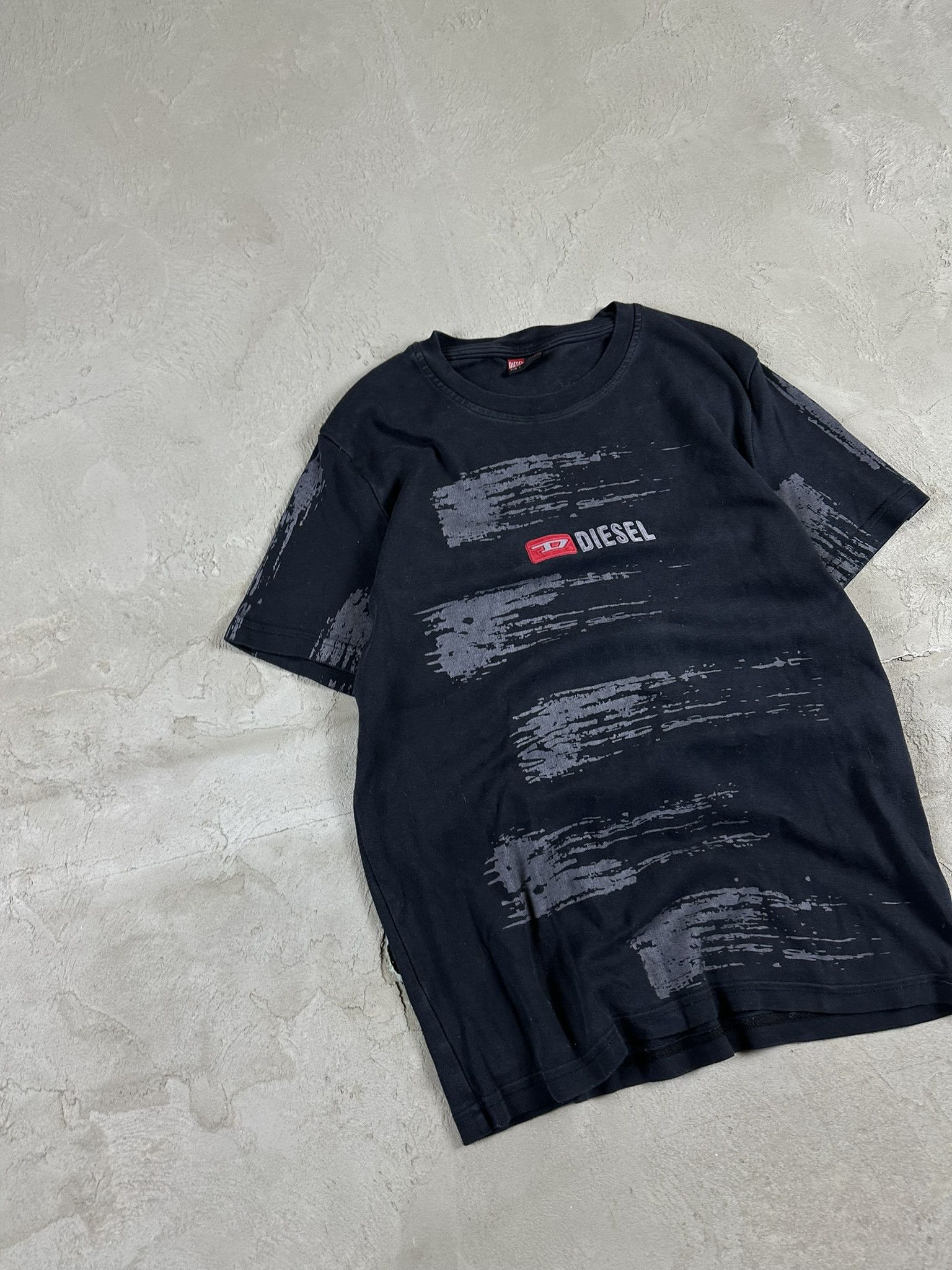 Diesel Vintage Y2k Diesel Logo Archive T-shirt 00s Size US M / EU 48-50 / 2 - 2 Thumbnail