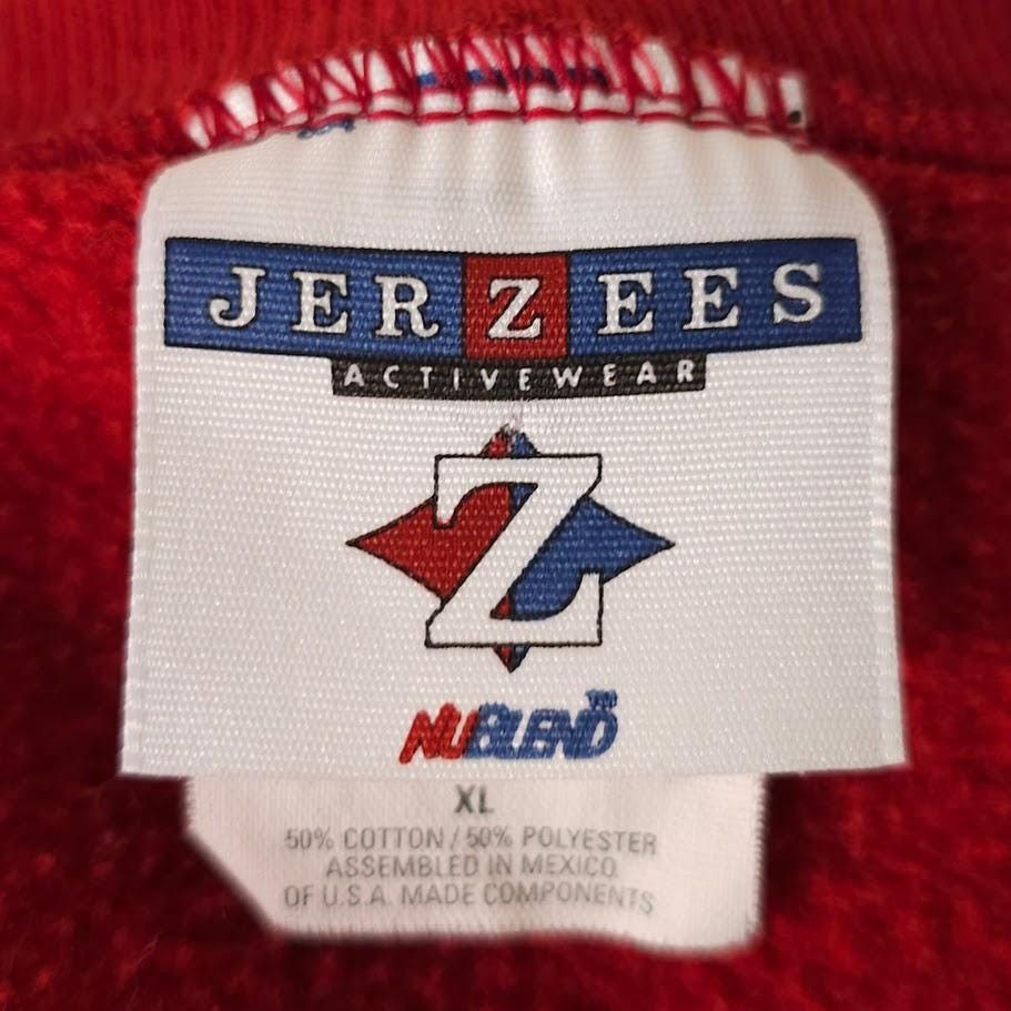 Vintage Vintage Jerzees Blank Sweatshirt Mens Size XL Red 90s Y2K Size US XL / EU 56 / 4 - 3 Thumbnail