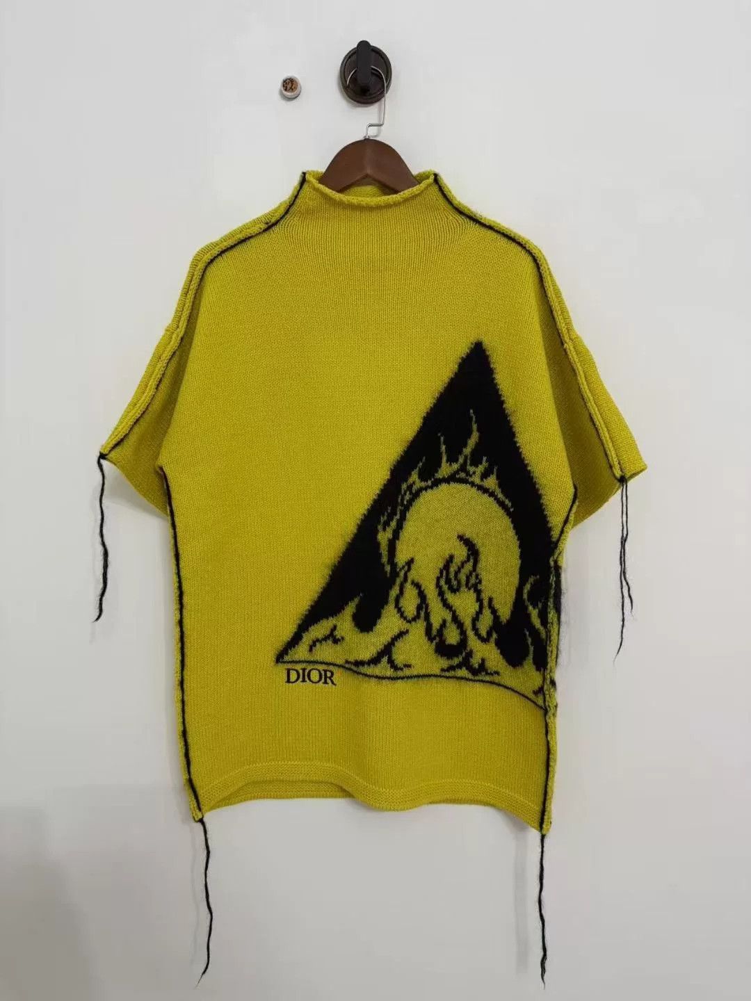 Dior Dior Knit Yellow Sweater S Women Size S / US 4 / IT 40 - 1 Thumbnail