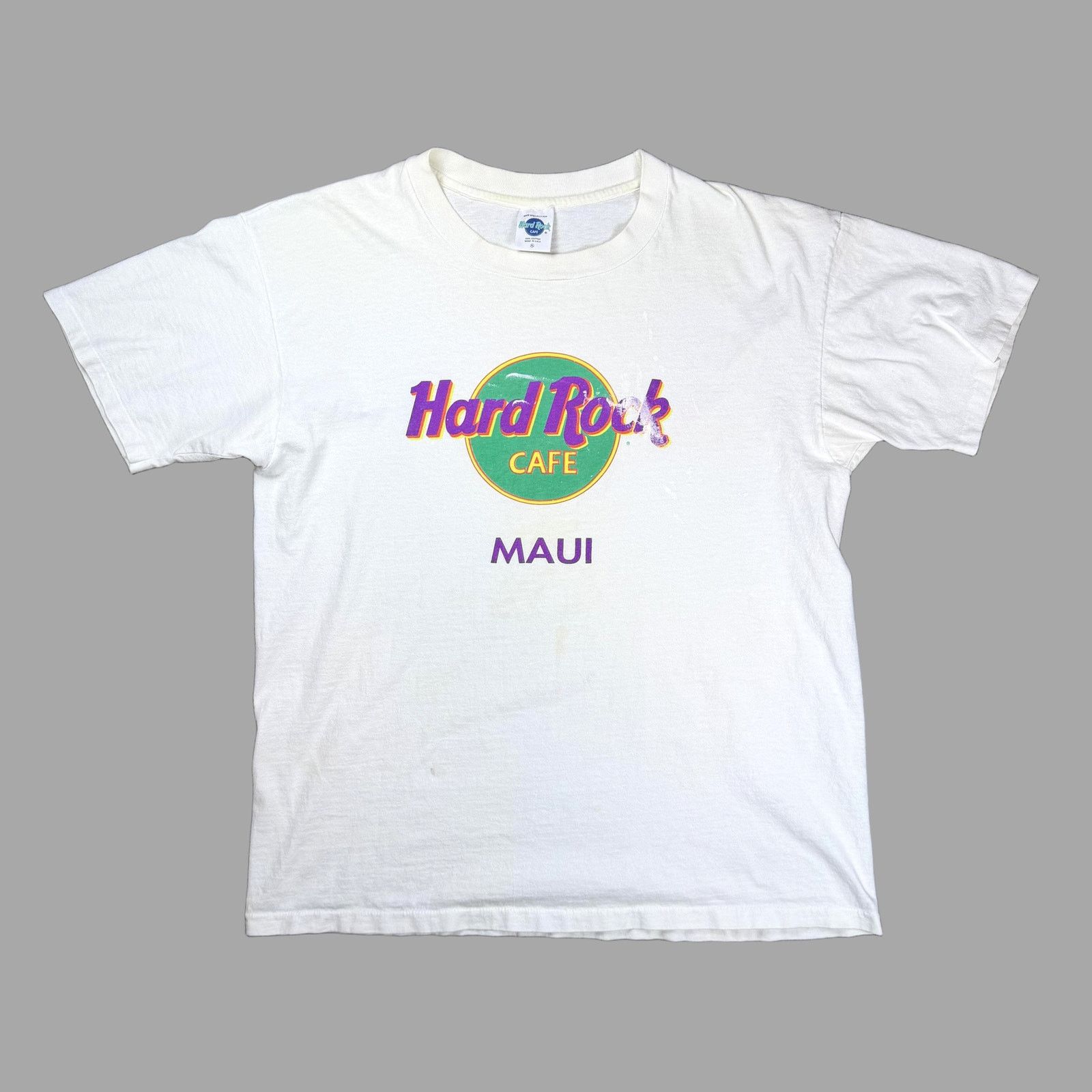 Hard Rock Cafe Vintage Hard Rock Cafe Maui Single Stitch T-Shirt XL Size US XL / EU 56 / 4 - 1 Thumbnail