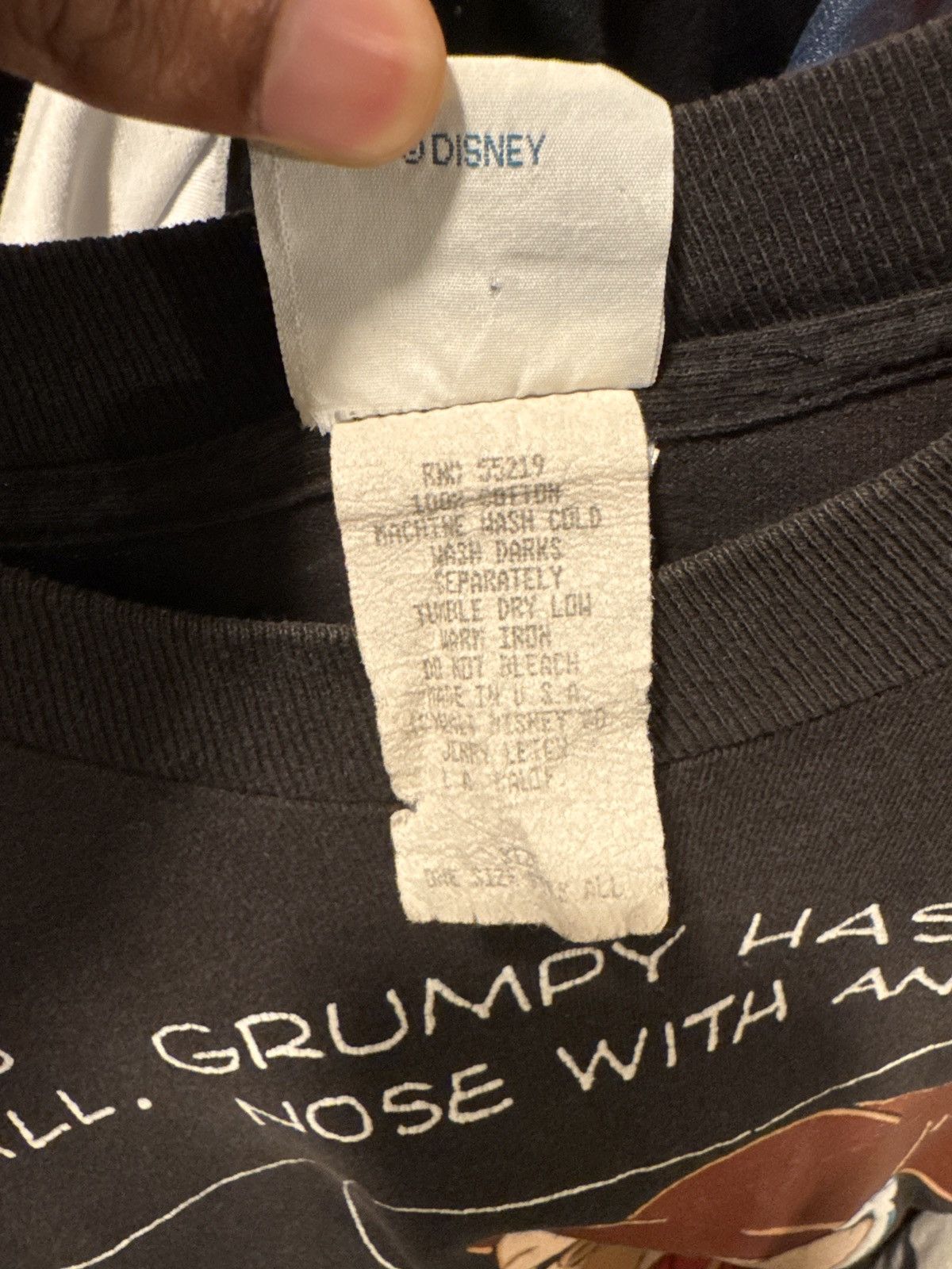 Disney × Vintage Grumpy vintage Disney shirt Size US XL / EU 56 / 4 - 4 Thumbnail