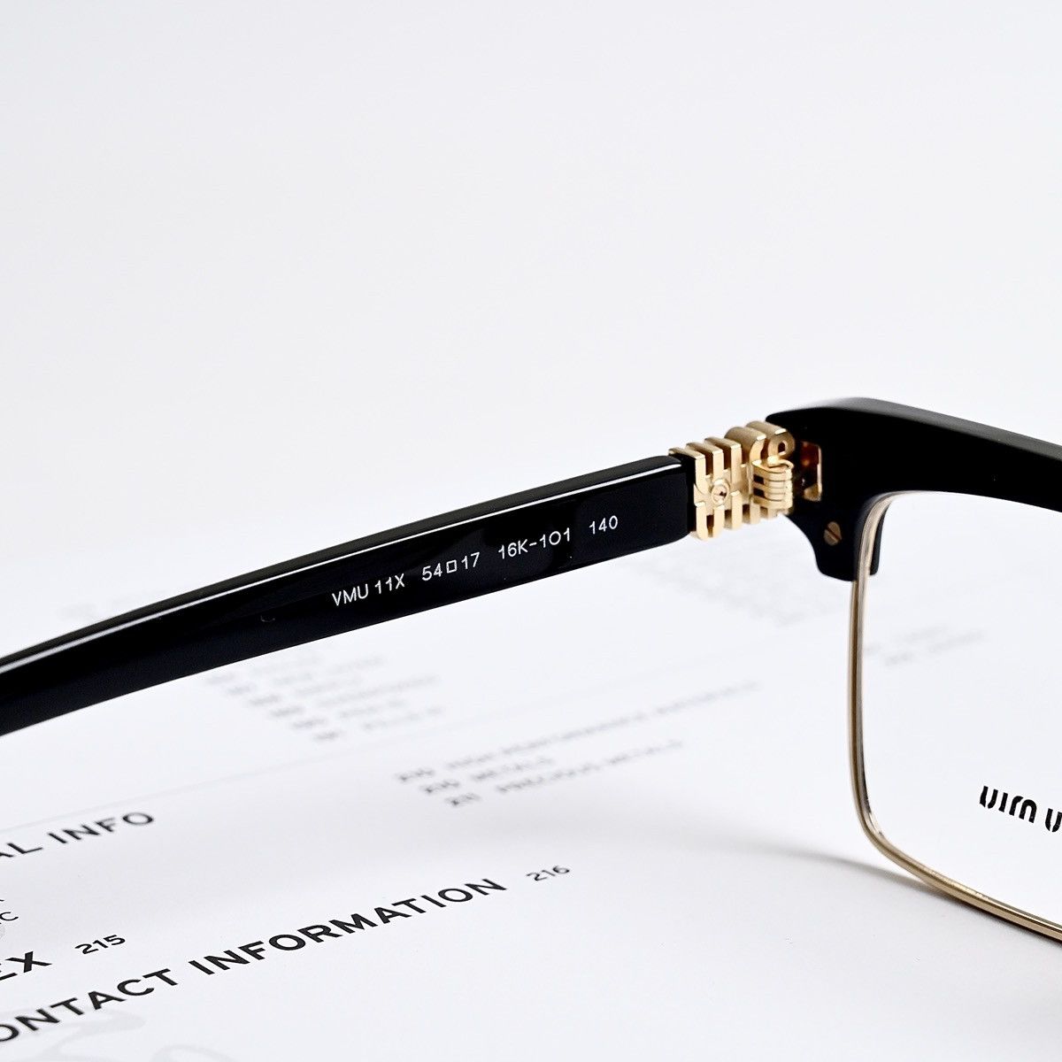 Miu Miu MIU MIU 0MU 11XV GLASSES Size ONE SIZE - 7 Thumbnail