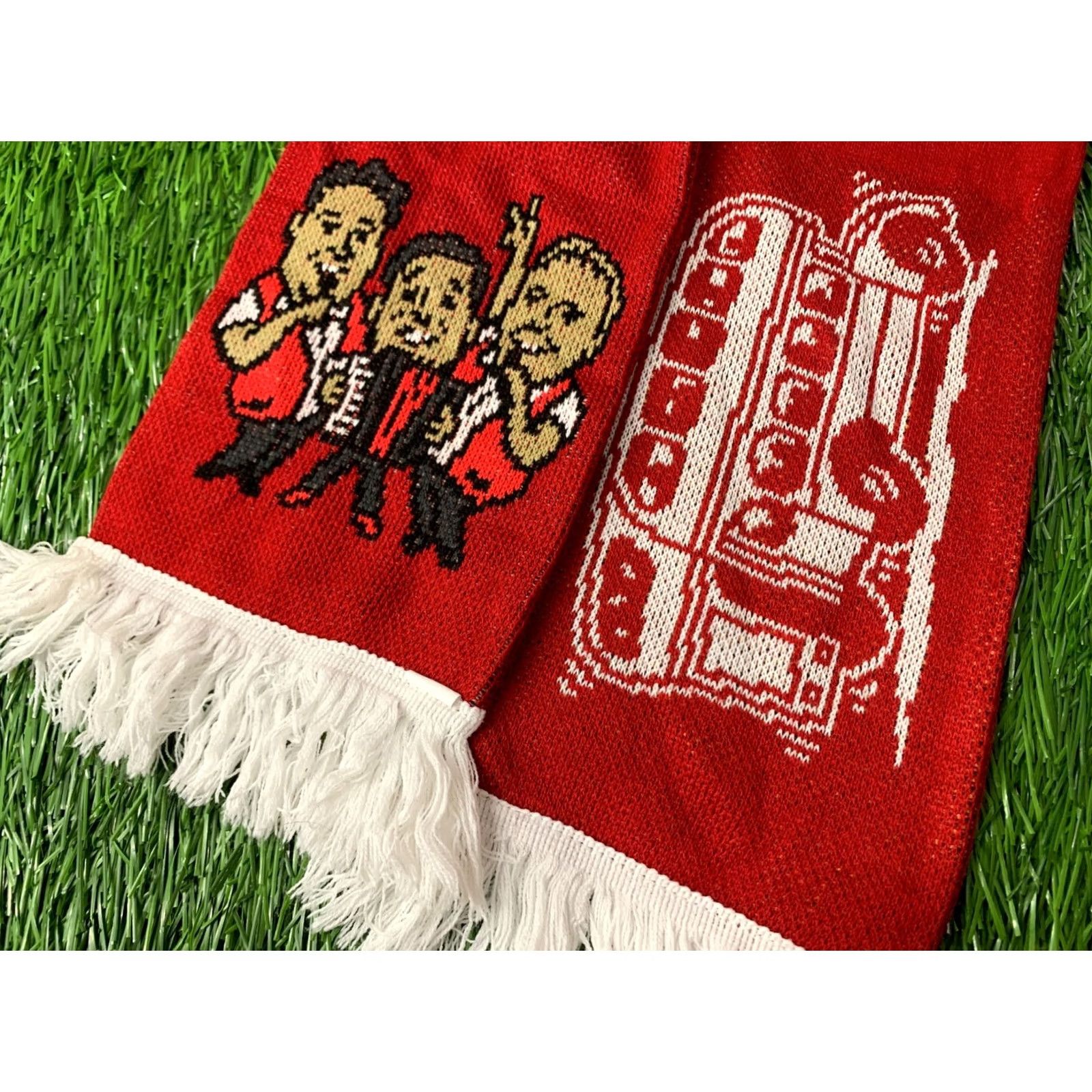 Vintage Official Product Scarf Adult One Size Red White メンズ Size ONE SIZE - 4 Thumbnail