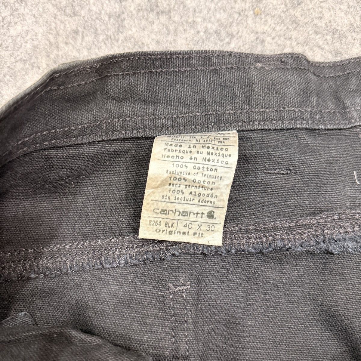 Carhartt Rare 🔥Vintage Carhartt B264 BLK Double Knee Denim Size US 40 / EU 56 - 6 Thumbnail