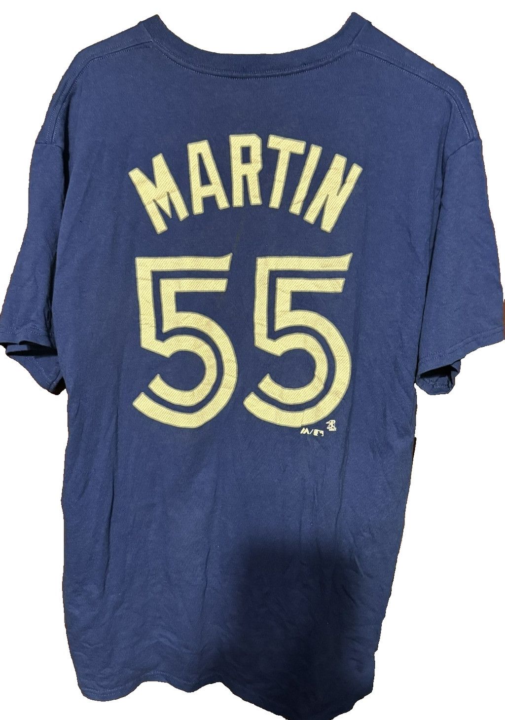 Majestic Toronto Blue Jays Russell Martin #55 Majestic Player Tee Men Size US L / EU 52-54 / 3 - 1 Thumbnail