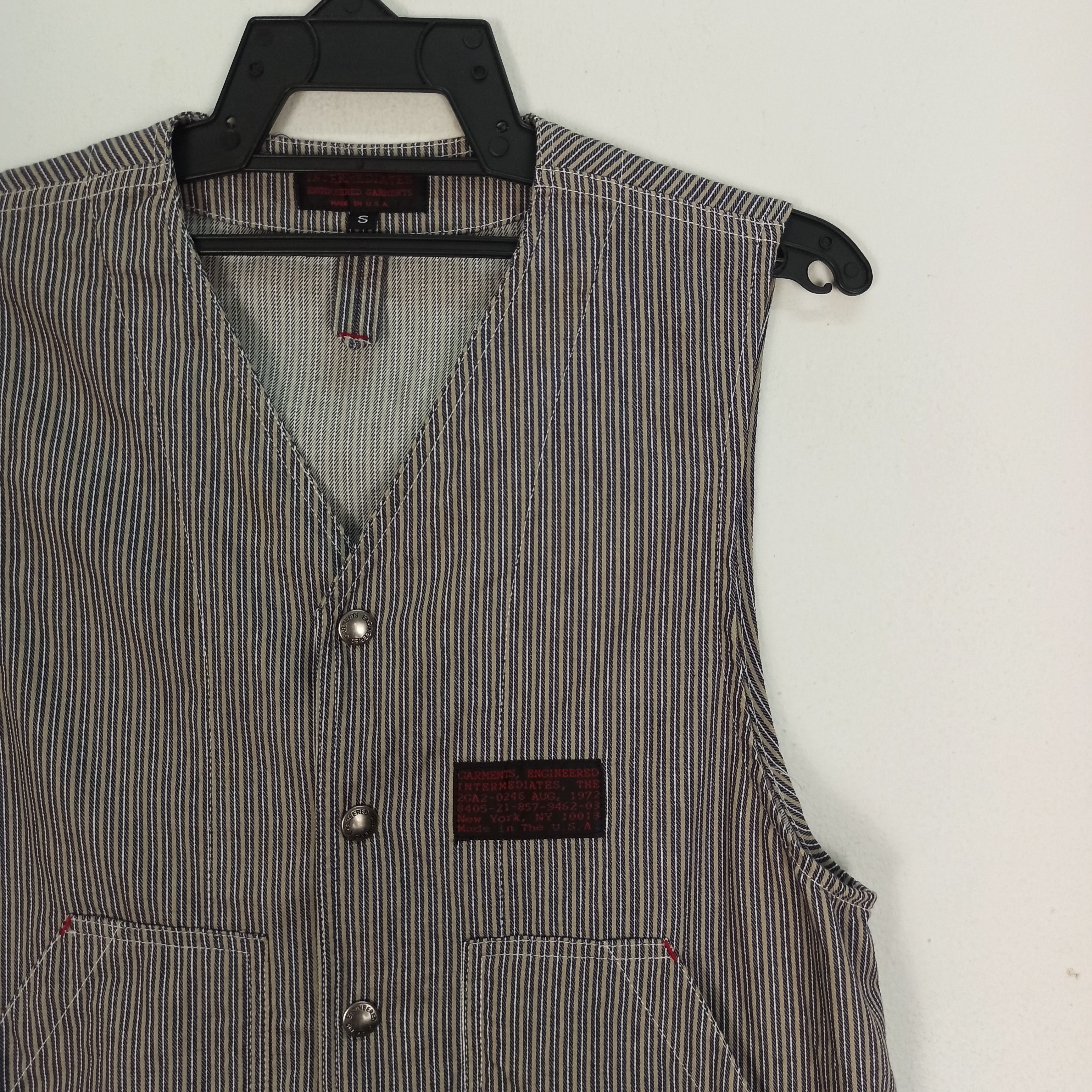 Engineered Garments NEPENTHES x ENGINEERED GARMENTS DENIM VEST Size US S / EU 44-46 / 1 - 2 Thumbnail