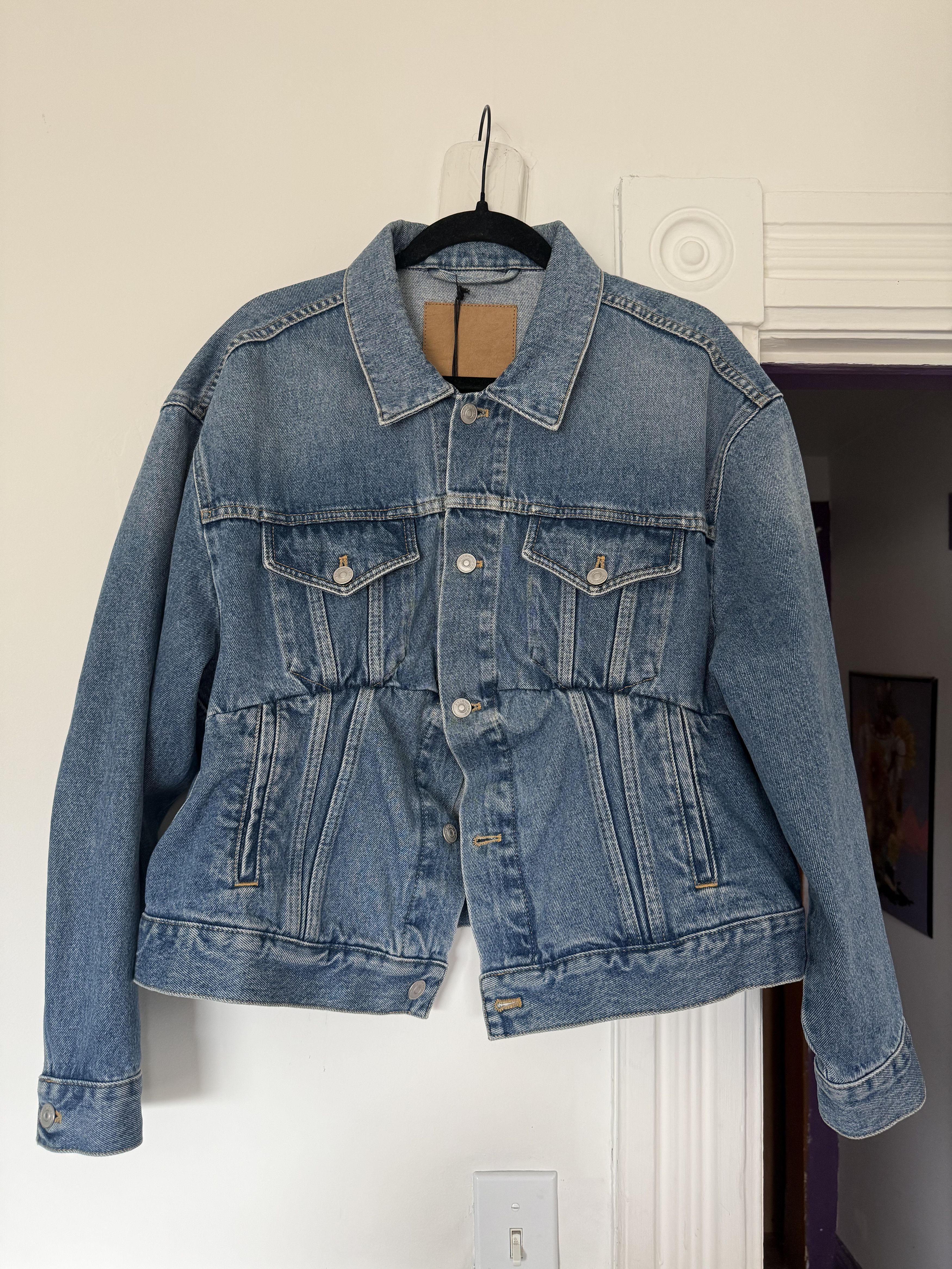 Balenciaga Swing Denim Jacket Size US M / EU 48-50 / 2 - 1 Thumbnail