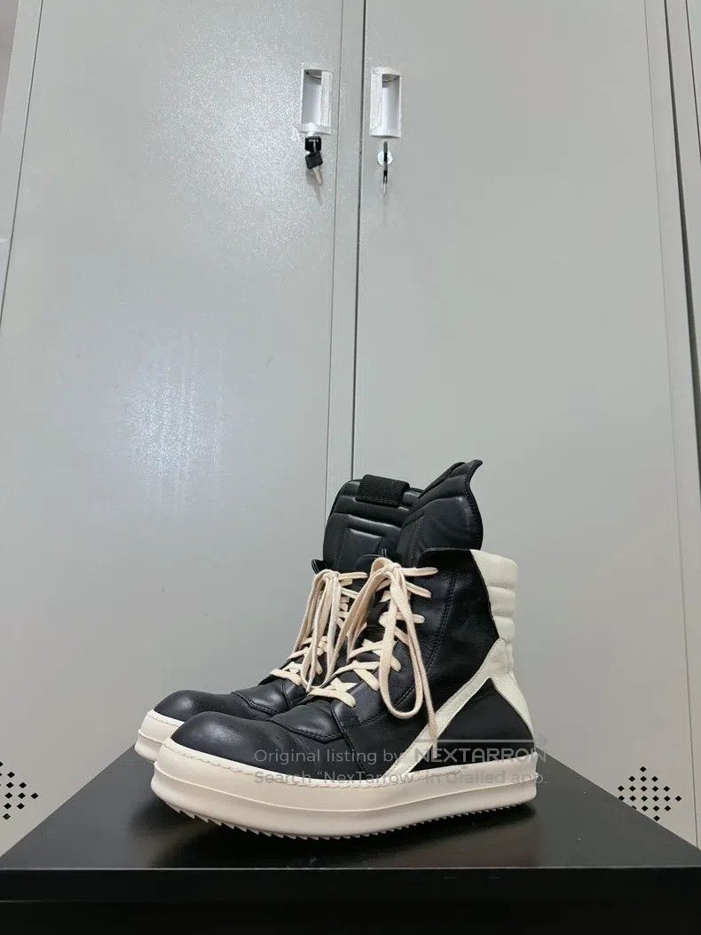 Rick Owens Rick Owens Mainstream Black and White Leather Inverted Tri Size US 7.5 / EU 40-41 - 1 Thumbnail