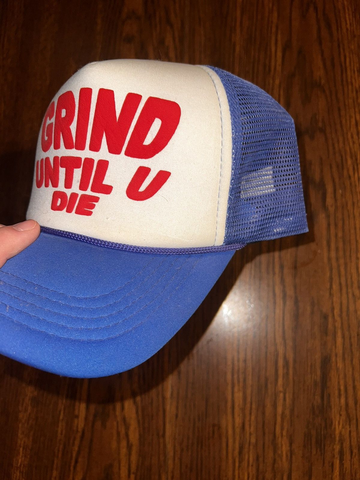 Vintage Grind til you die trucker hat Size ONE SIZE - 4 Thumbnail