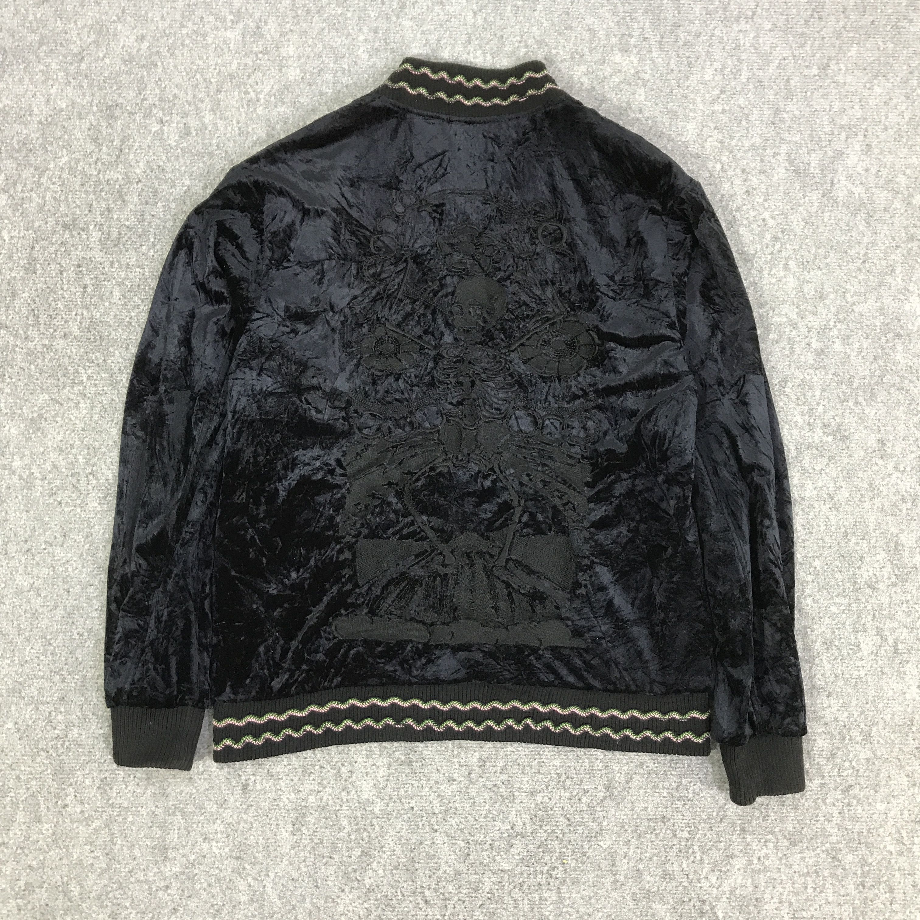 If Six Was Nine MOUNTAIN PROJECT SKULL DESIGN JACKET K83B4 Size US M / EU 48-50 / 2 - 1 Thumbnail