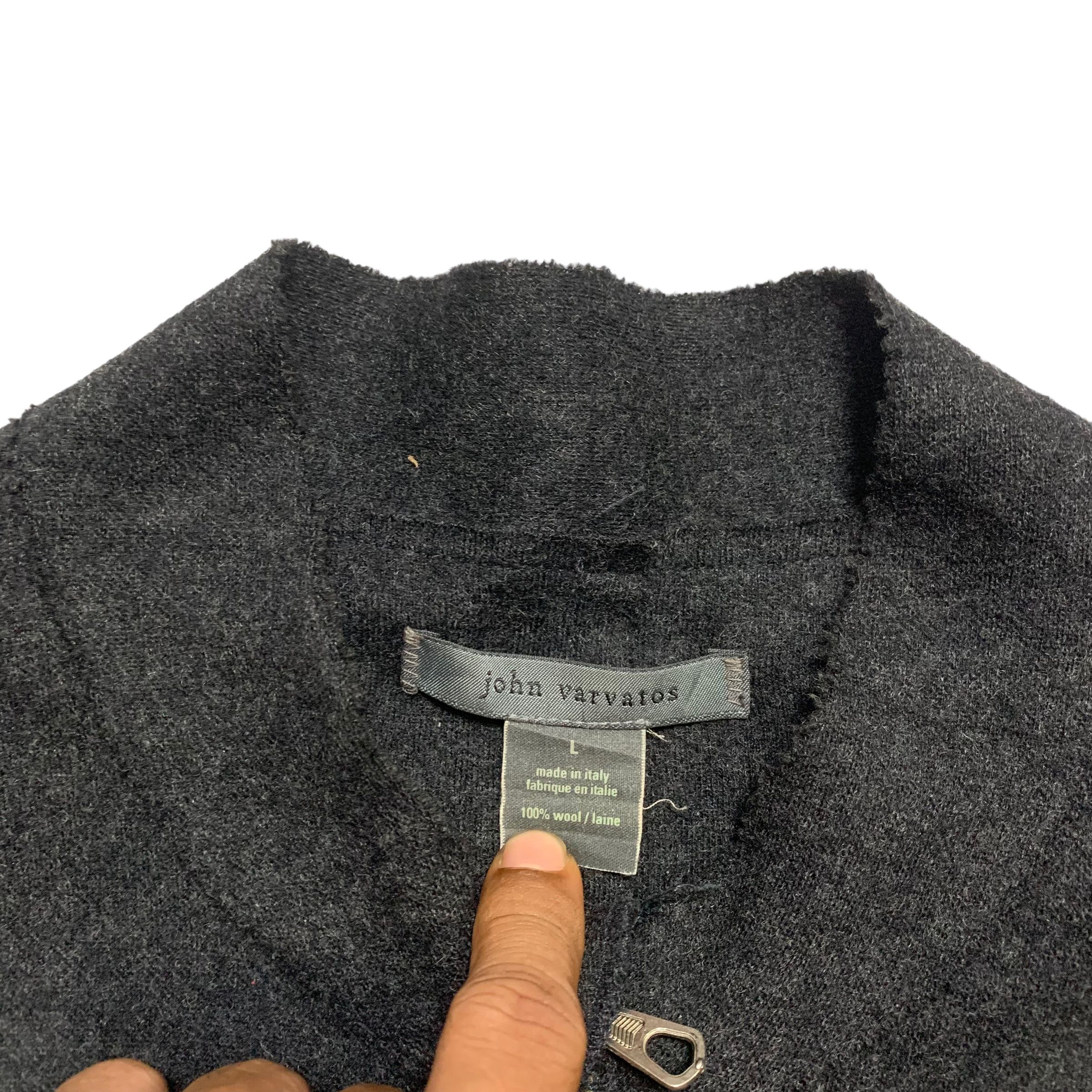 John Varvatos John Varvatos Wool Zipper Jacket Size US L / EU 52-54 / 3 - 6 Thumbnail