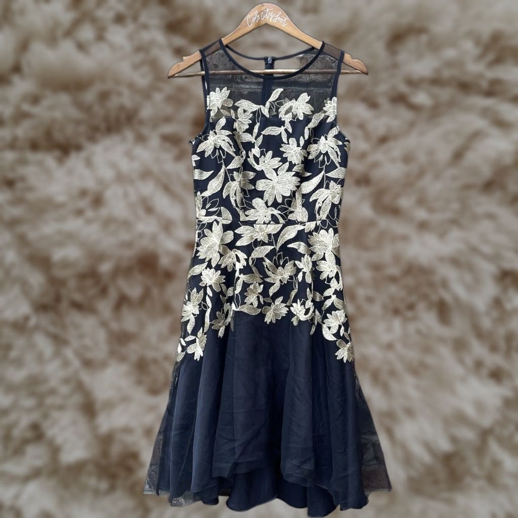 flare gown dress Andrea and Leo MA105 Prom Dress - Dusty Blue