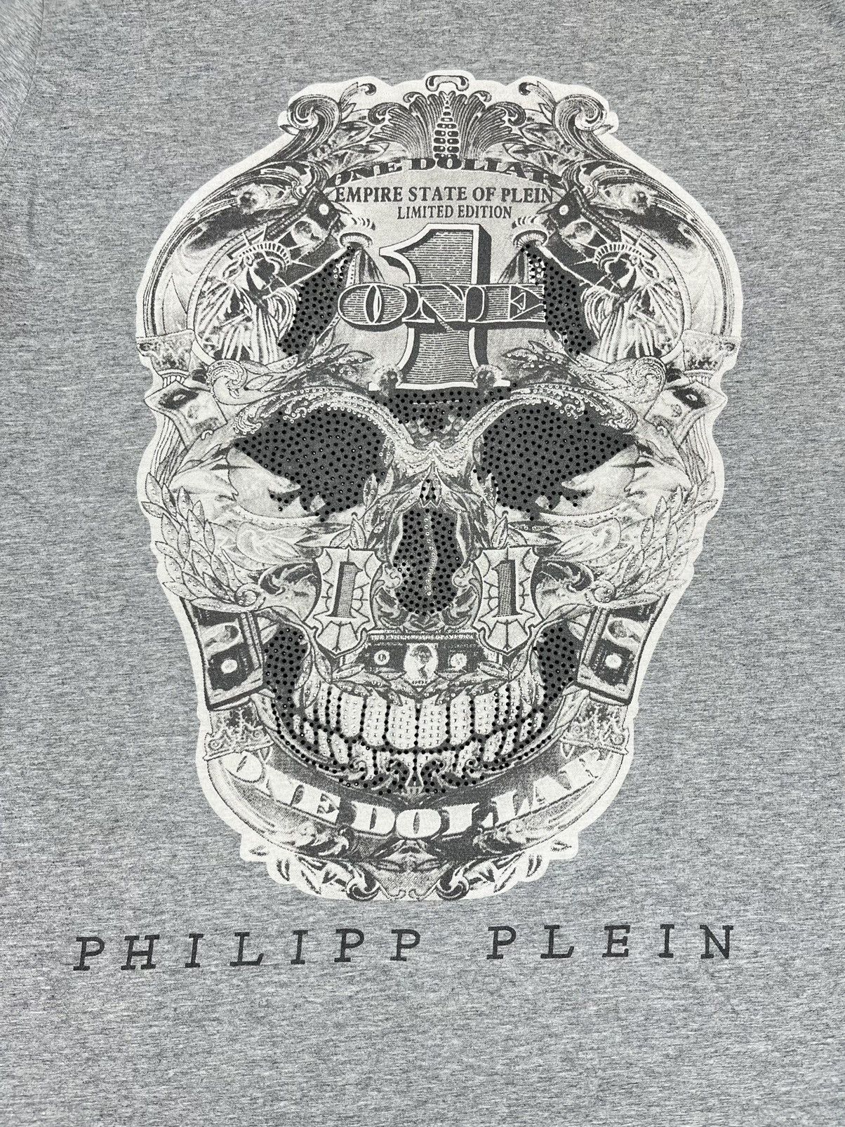Philipp Plein Philipp Plein Skull Dollars Y2K Hustler T Shirt Size US XL / EU 56 / 4 - 4 Thumbnail