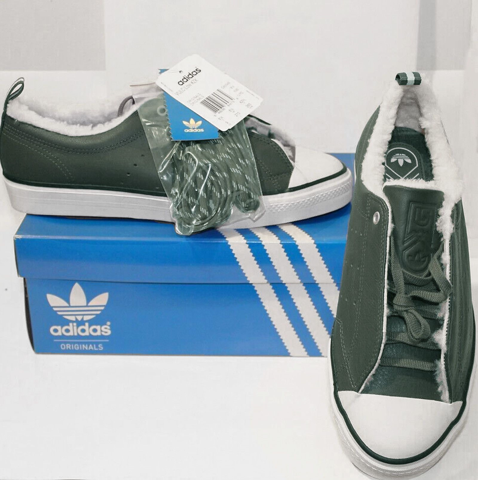Burton NEW Vintage Burton & Adidas Vulc Low KZK Sneakers 10 Green Size US 10 / EU 43 - 2 Thumbnail