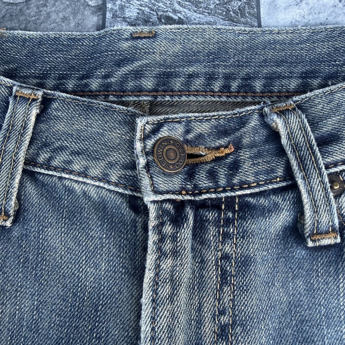 Edwin W31 Vintage Edwin Faded Denim Jean Pants Size US 31 - 4 Thumbnail
