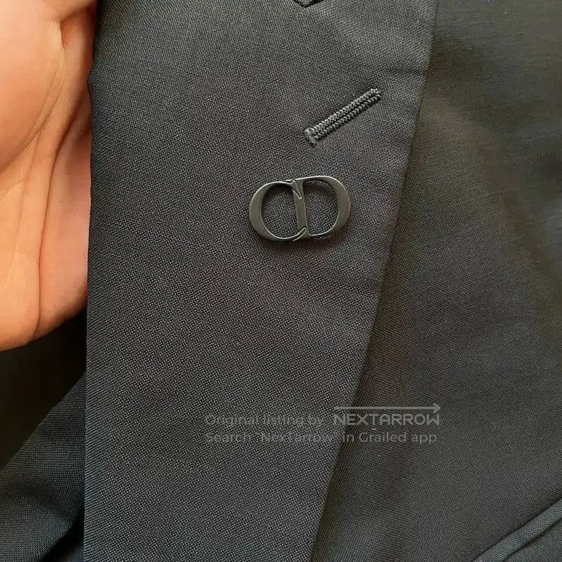 Other Dior Black Wool Men's Outerwear Jacket . Size US L / EU 52-54 / 3 - 3 Thumbnail