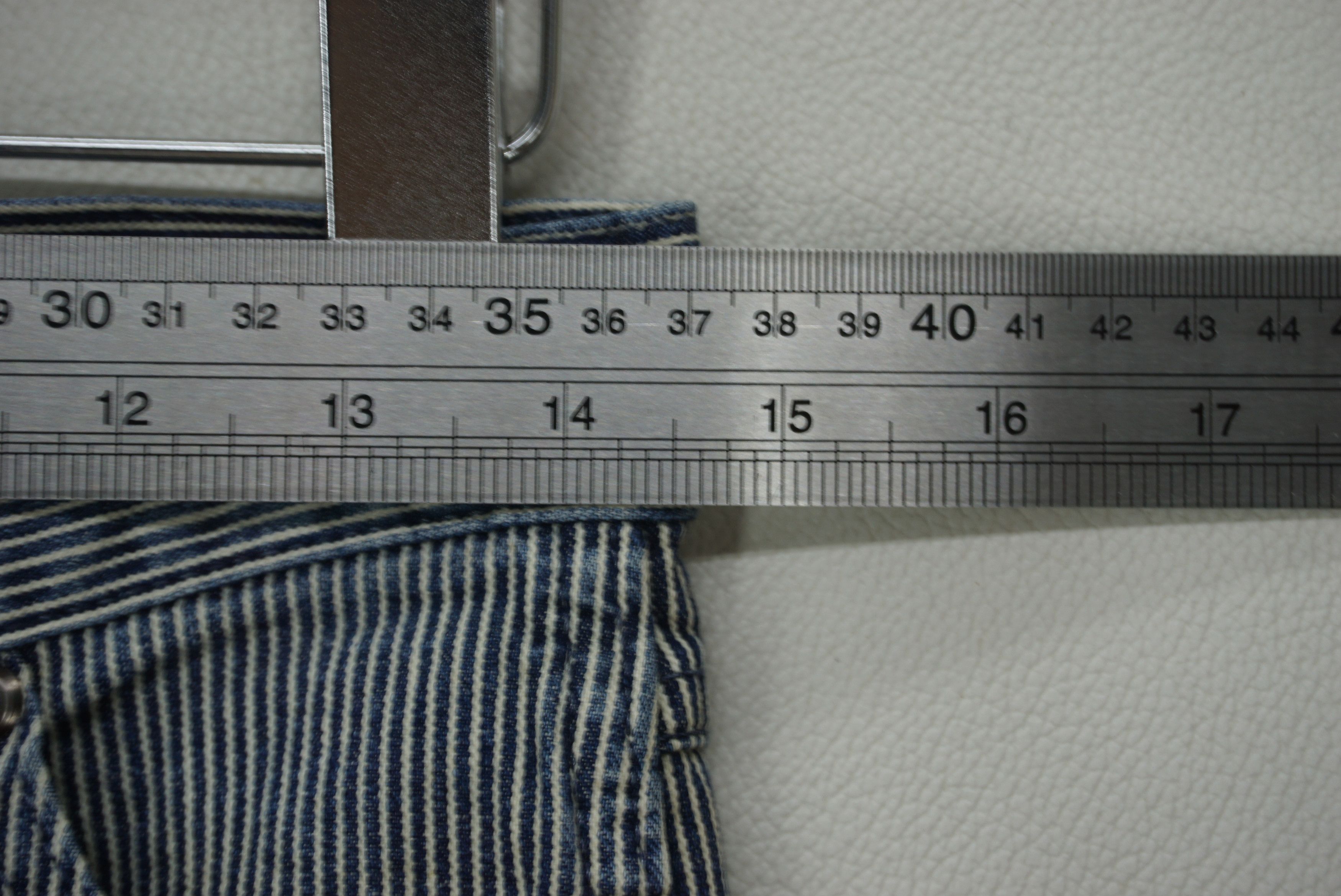 Japanese Brand Betty Smith Jeans fit W29xL29 Low Rise Bootcut Hickory Denim Size 26" / US 2 / IT 38 - 5 Thumbnail