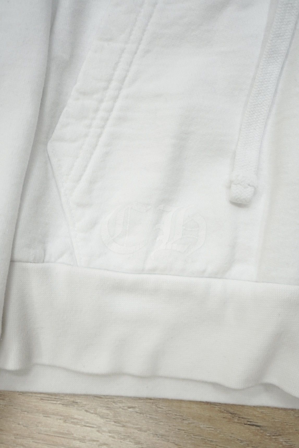 Chrome Hearts Chrome Hearts Vertical Logo White Zip Up Size US M / EU 48-50 / 2 - 8 Thumbnail