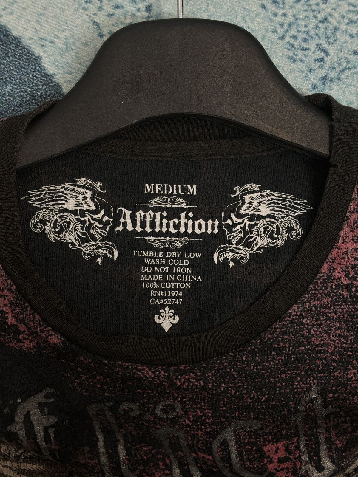 Affliction Affliction Skull Plane Angels Y2k Size US M / EU 48-50 / 2 - 5 Thumbnail